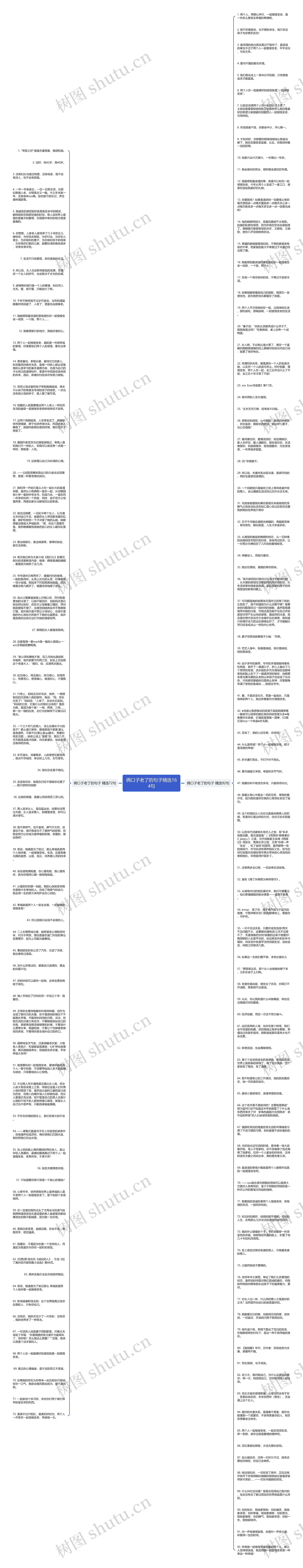 俩口子老了的句子精选164句思维导图