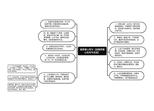 唯美暖心短句【超唯美暖心的短句说说】