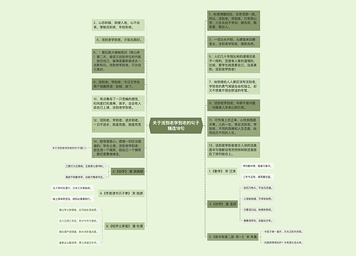 关于活到老学到老的句子精选18句