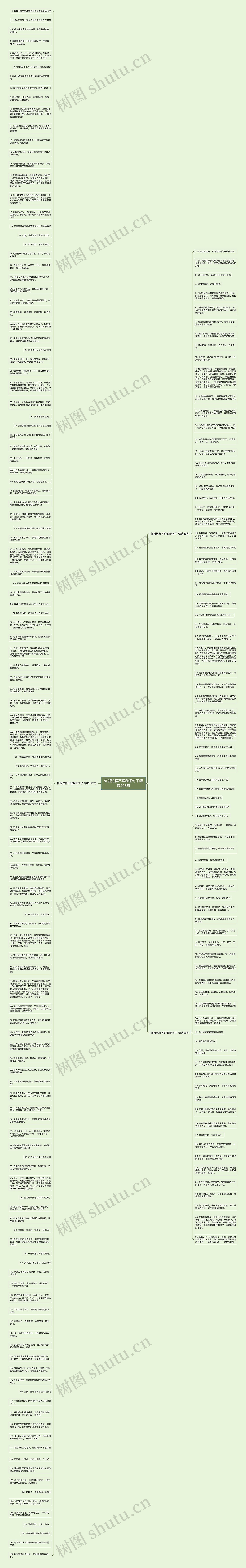 你就这样不理我吧句子精选208句思维导图
