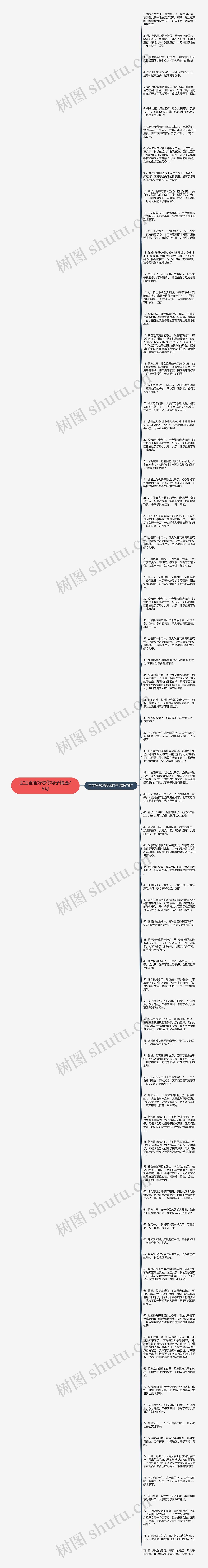 宝宝爸爸好想你句子精选79句