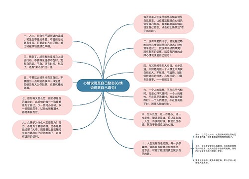 心情说说至自己励志(心情说说致自己语句)