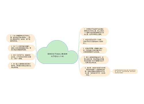 简单的句子说说心情(简单句子短句六个字)