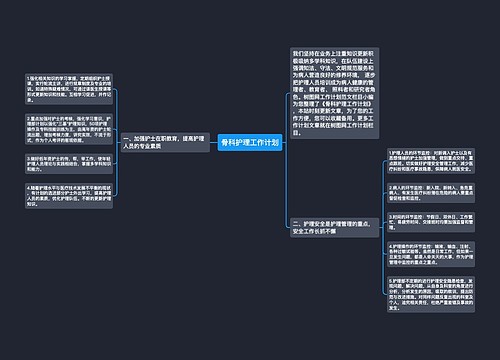 骨科护理工作计划 骨科护理工作计划