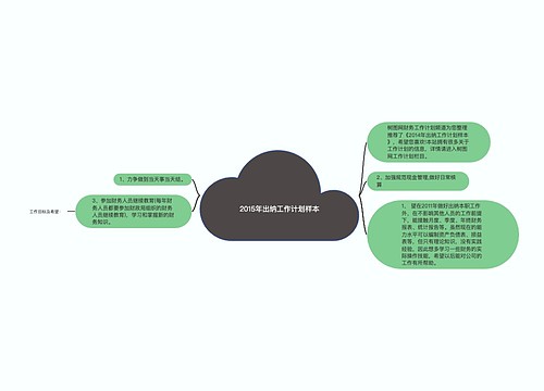 2015年出纳工作计划样本