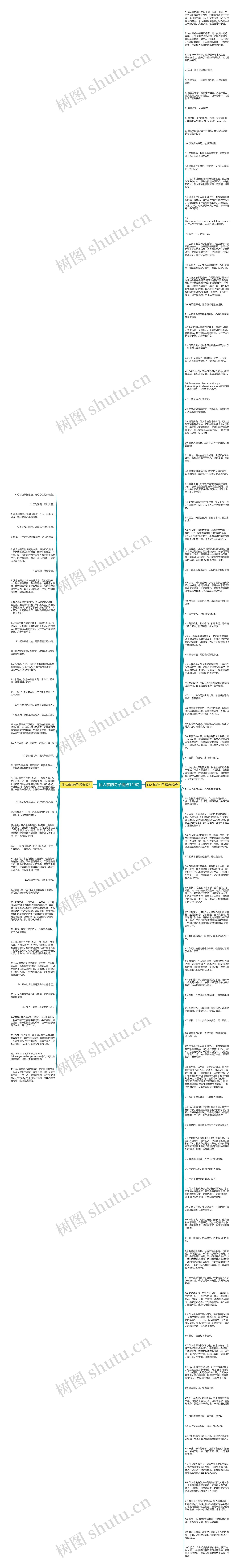 仙人掌的句子精选140句思维导图