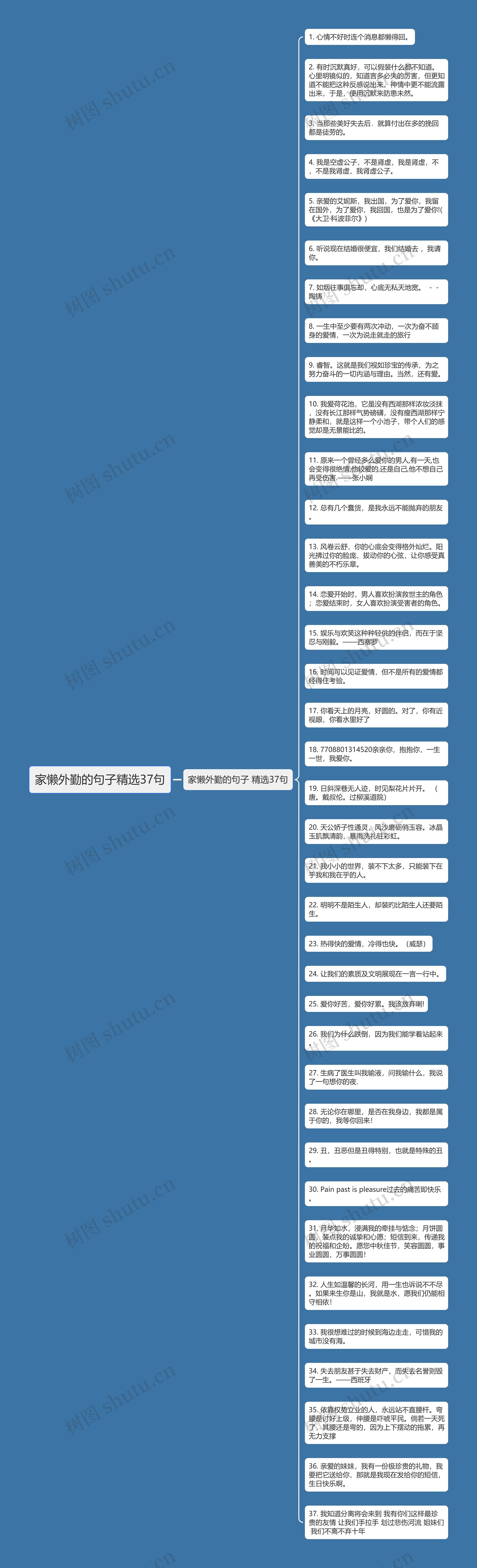 家懒外勤的句子精选37句思维导图