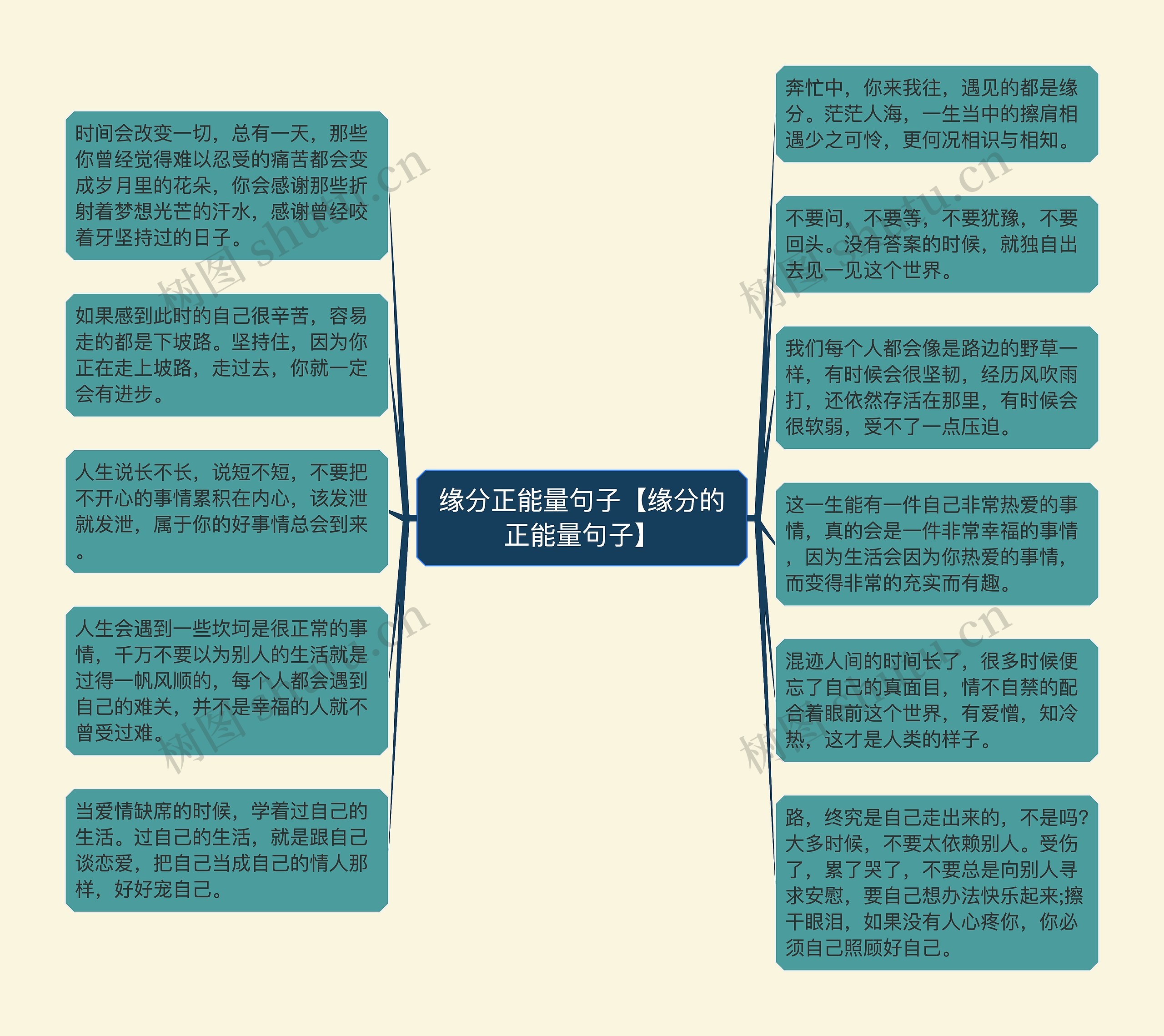 缘分正能量句子【缘分的正能量句子】