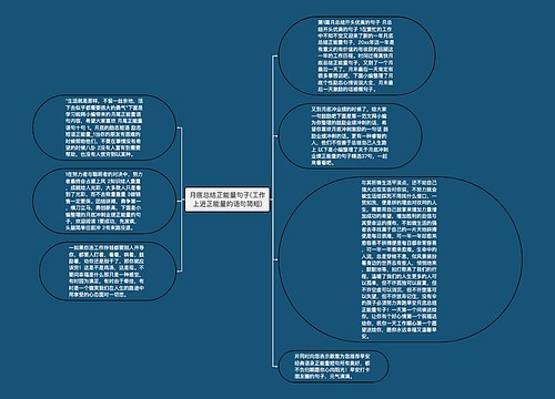 月底总结正能量句子(工作上进正能量的语句简短)