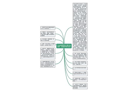 毕业后回到学校文案(毕业后第一次回到学校的说说)