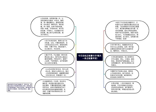 今日总结正能量句子(每天一条正能量早安)