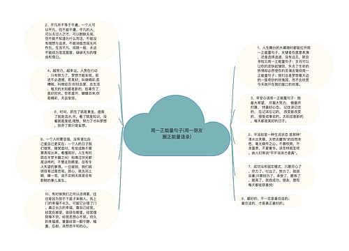 周一正能量句子(周一朋友圈正能量语录)