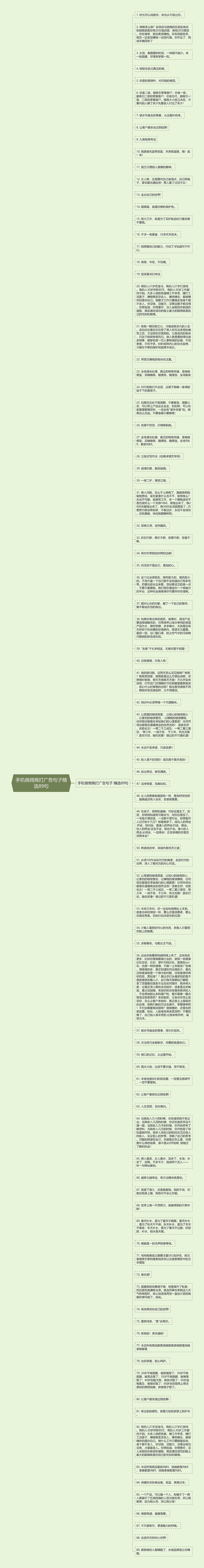 手机做微商打广告句子精选89句思维导图