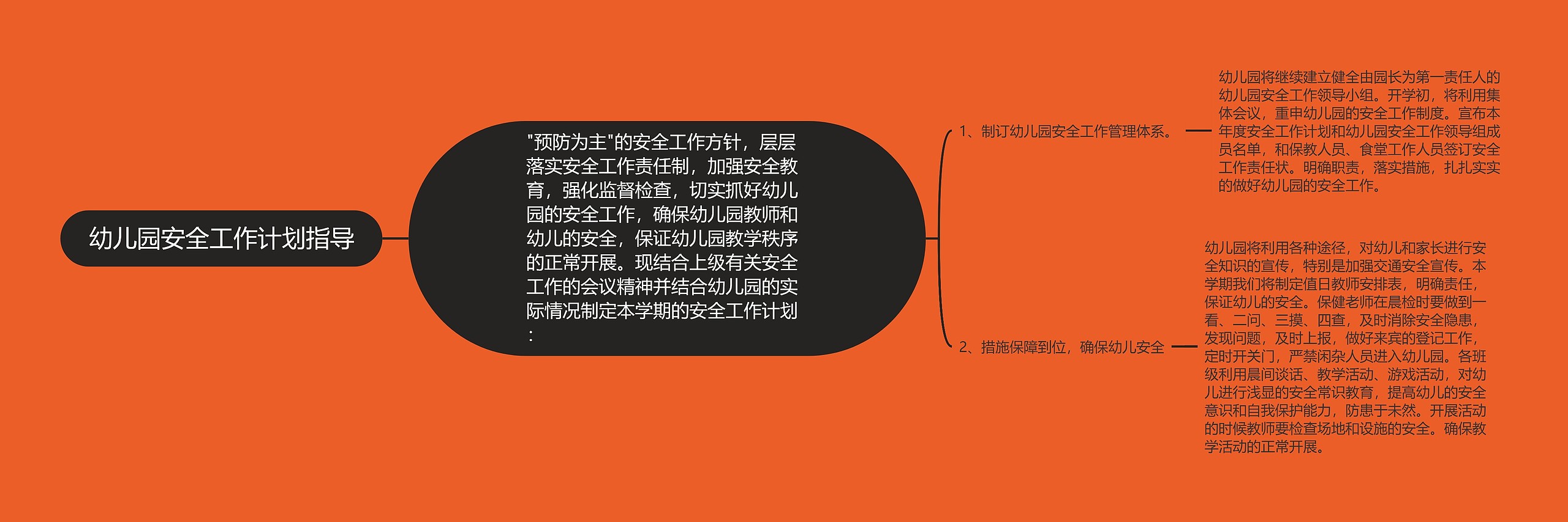 幼儿园安全工作计划指导