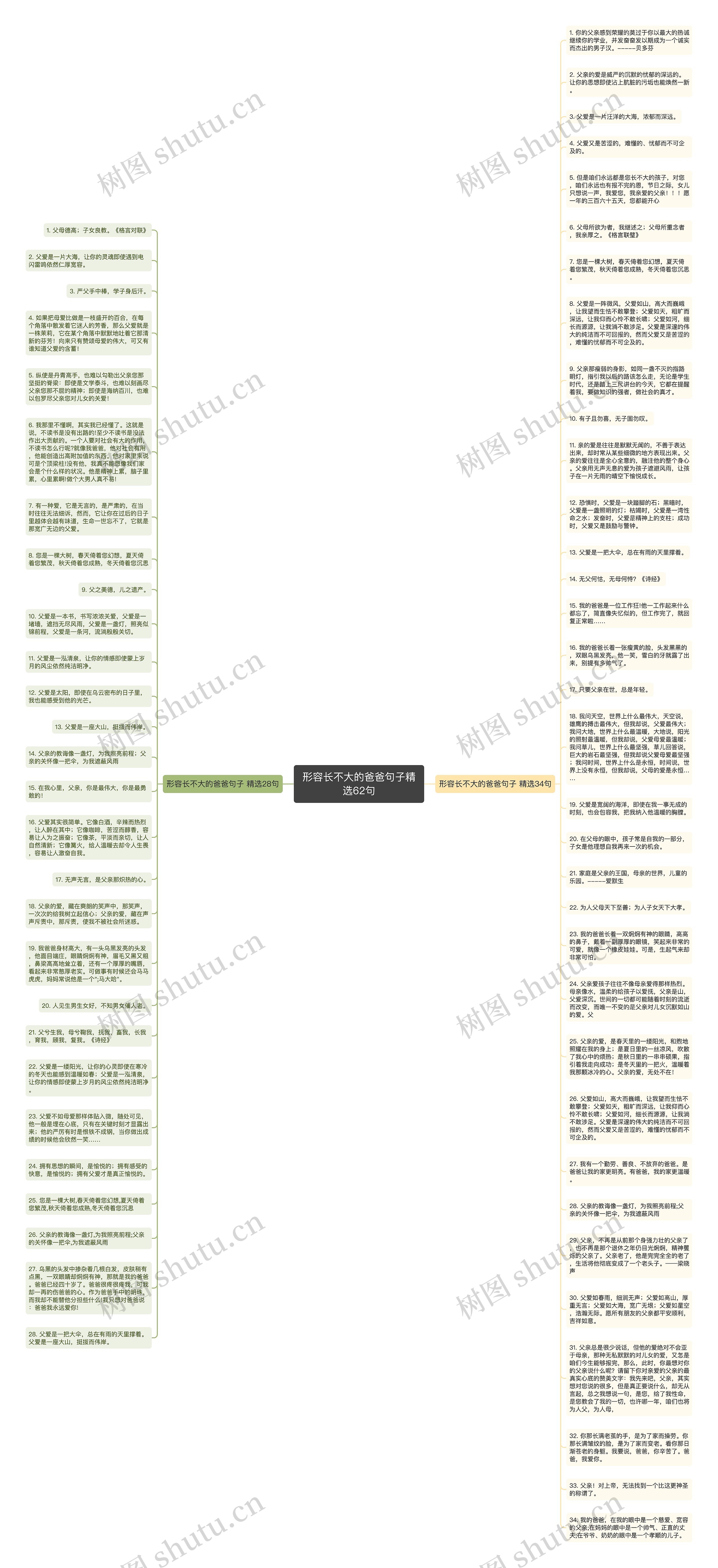 形容长不大的爸爸句子精选62句思维导图