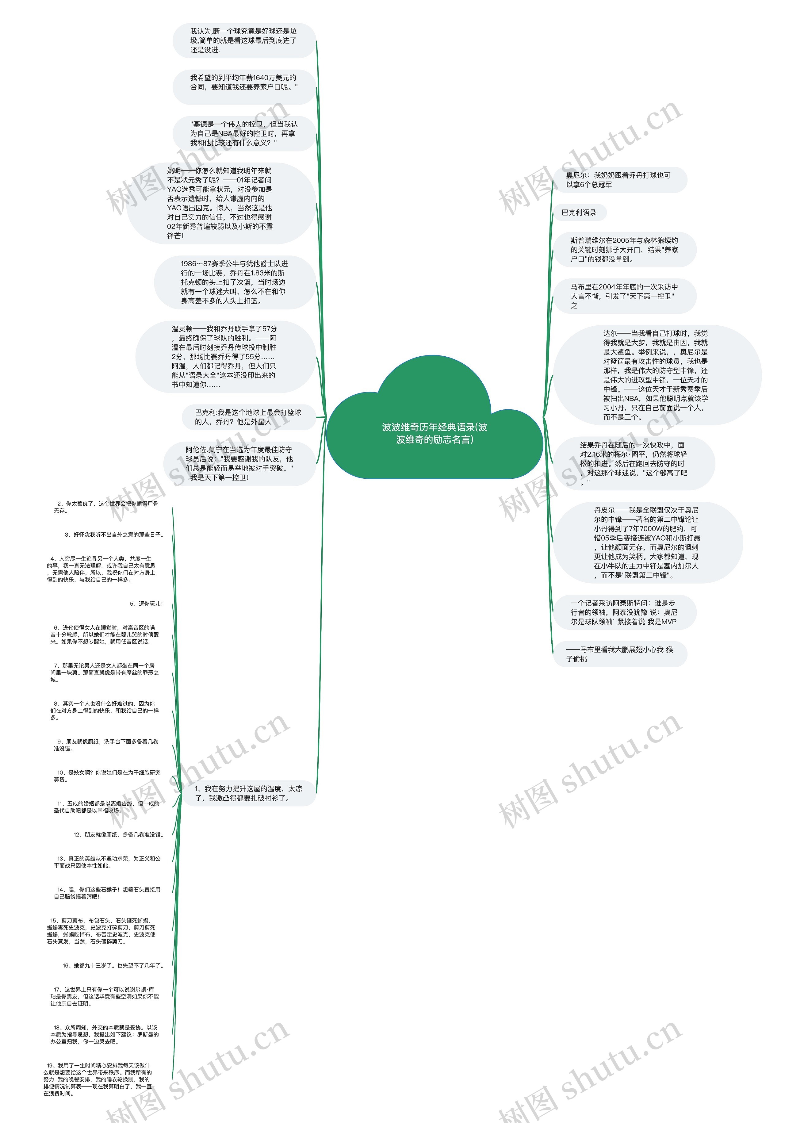 波波维奇历年经典语录(波波维奇的励志名言)思维导图