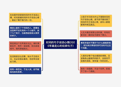 时间的句子说说心情(2020年最走心的经典句子)