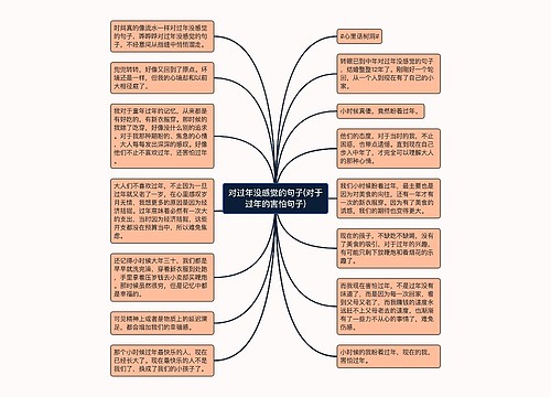 对过年没感觉的句子(对于过年的害怕句子)