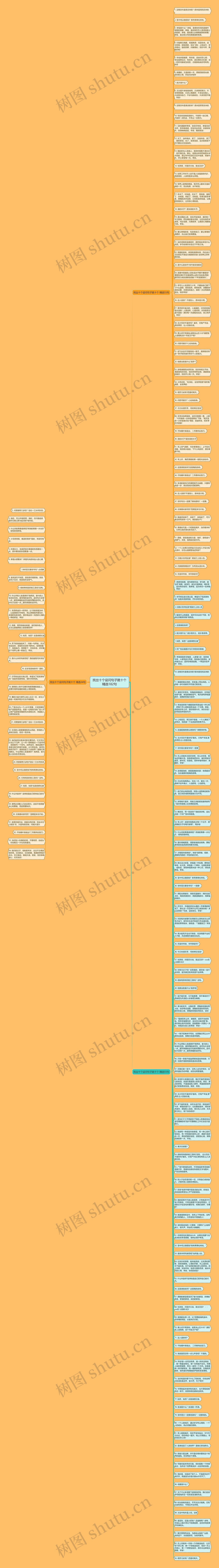 找出十个设问句子就十个精选182句思维导图