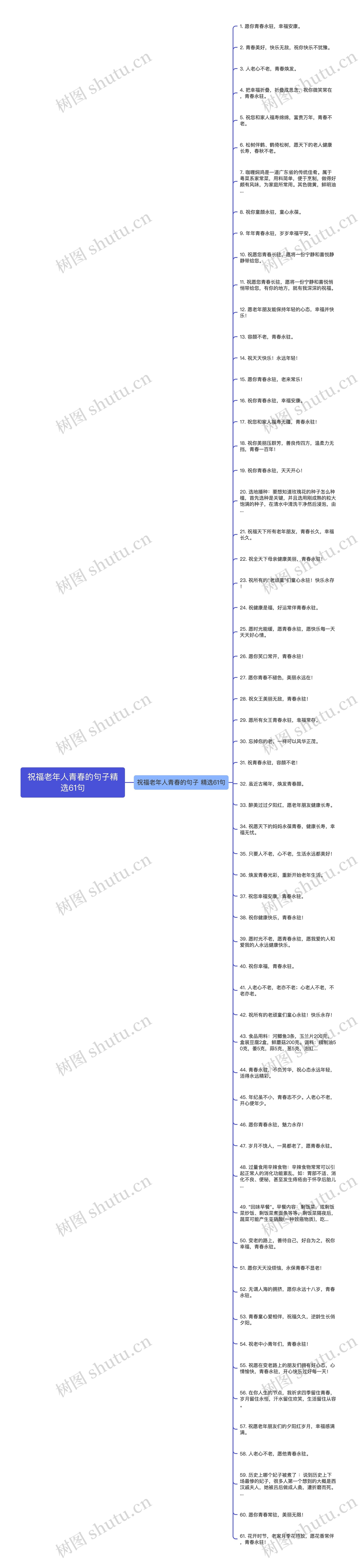 祝福老年人青春的句子精选61句