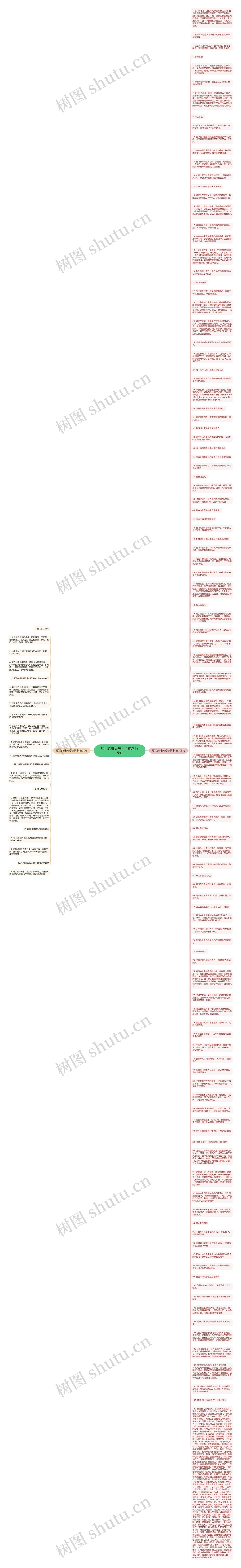 厦门的唯美短句子精选129句思维导图