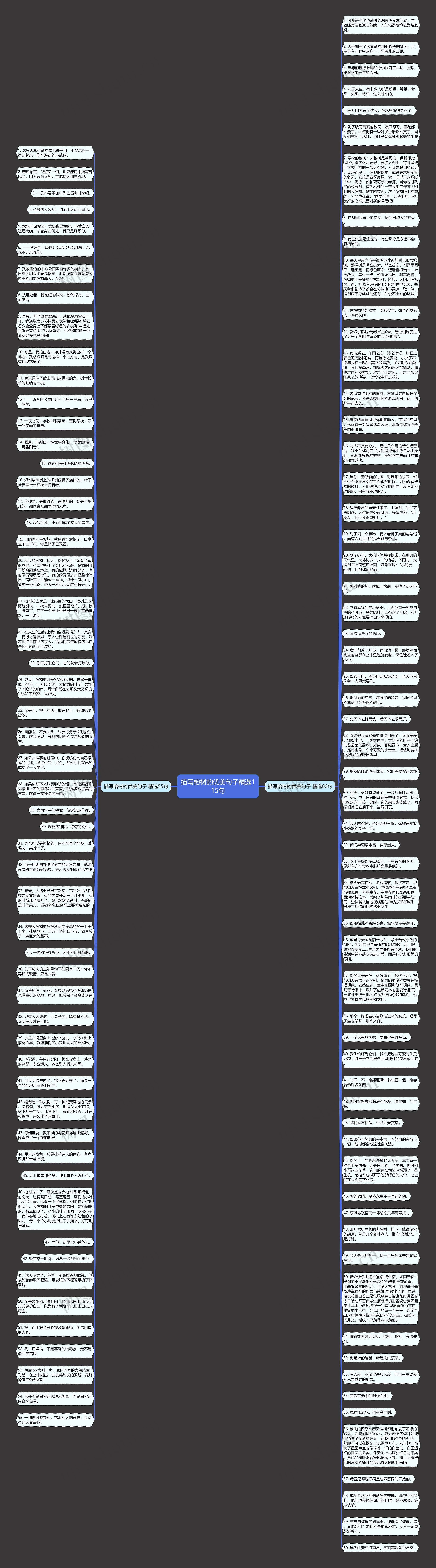 描写榕树的优美句子精选115句思维导图