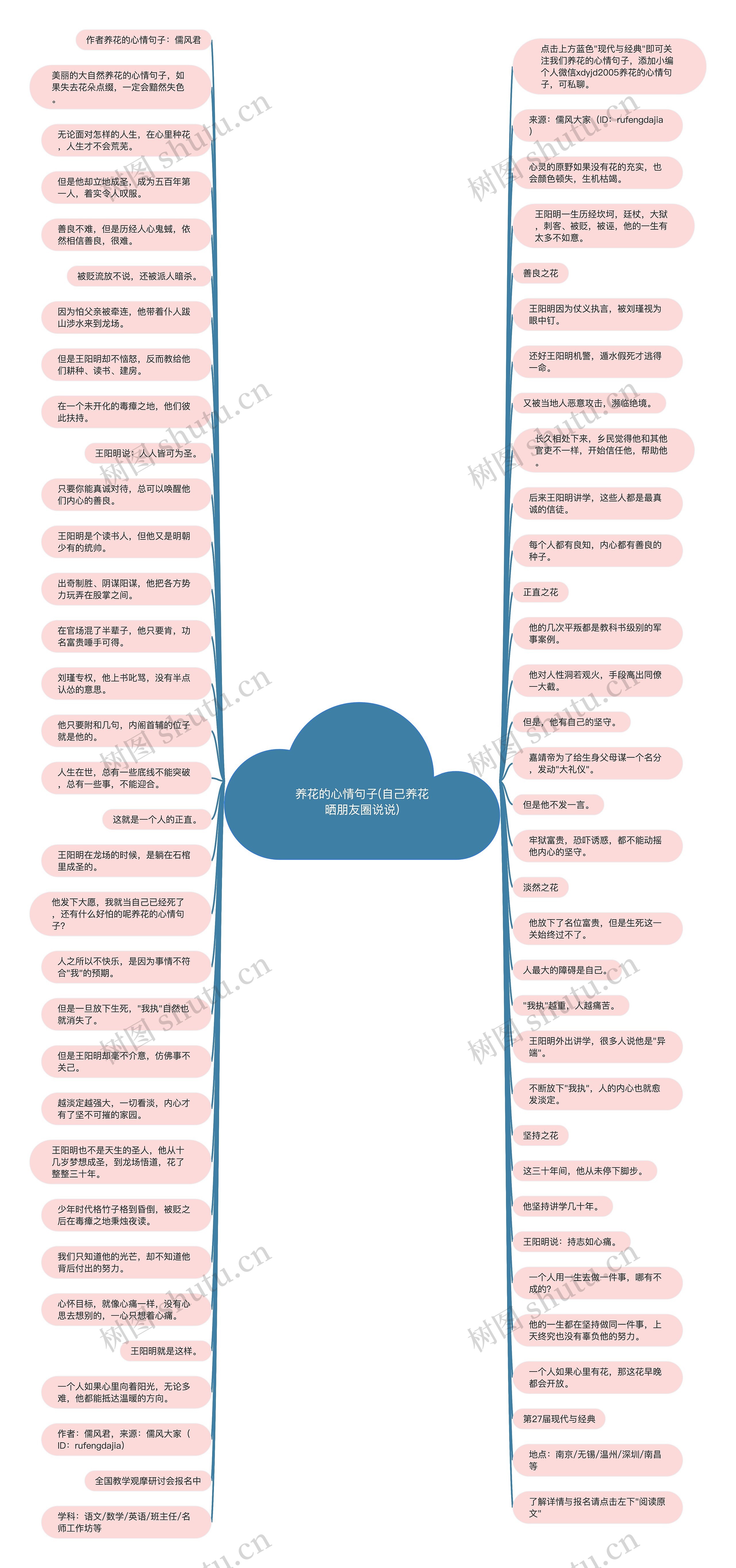 养花的心情句子(自己养花晒朋友圈说说)思维导图