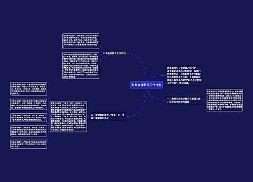 财务会计新年工作计划