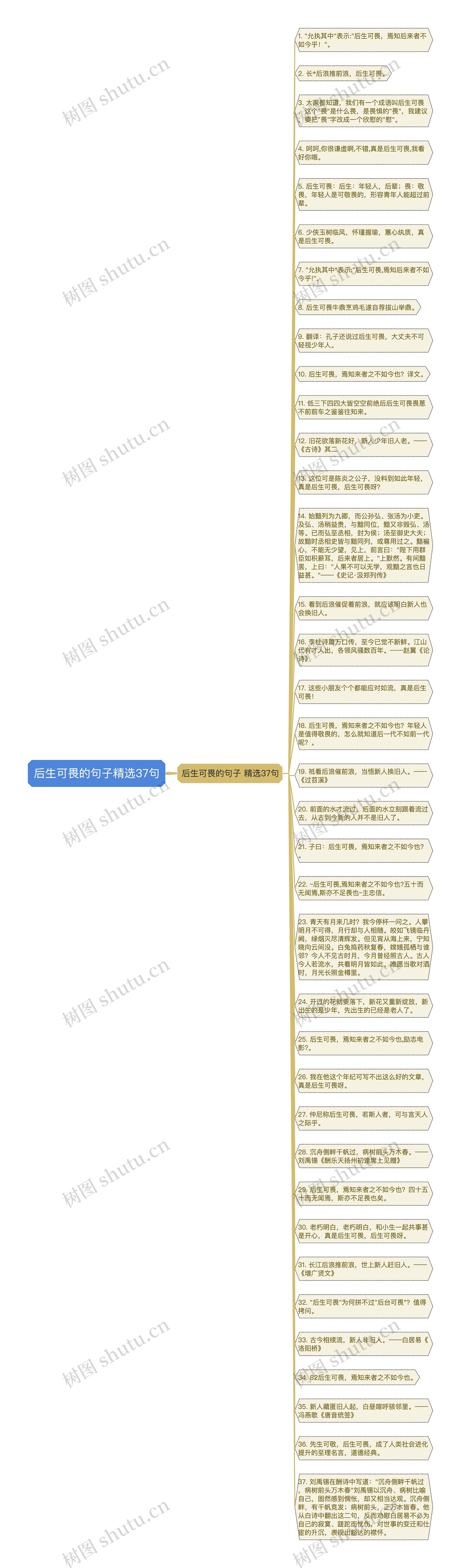 后生可畏的句子精选37句思维导图