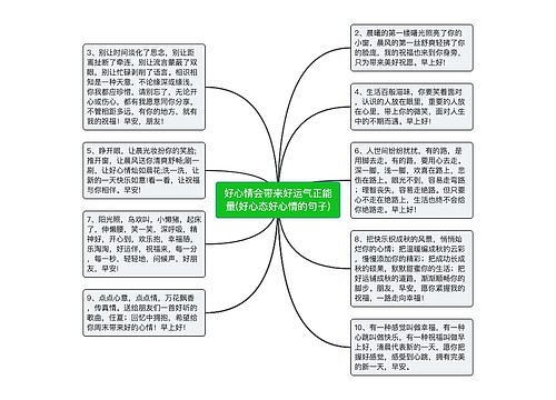 好心情会带来好运气正能量(好心态好心情的句子)