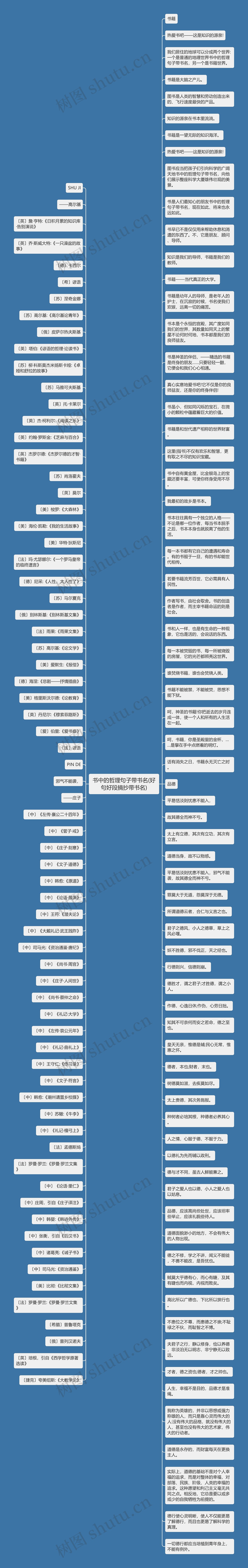 书中的哲理句子带书名(好句好段摘抄带书名)思维导图