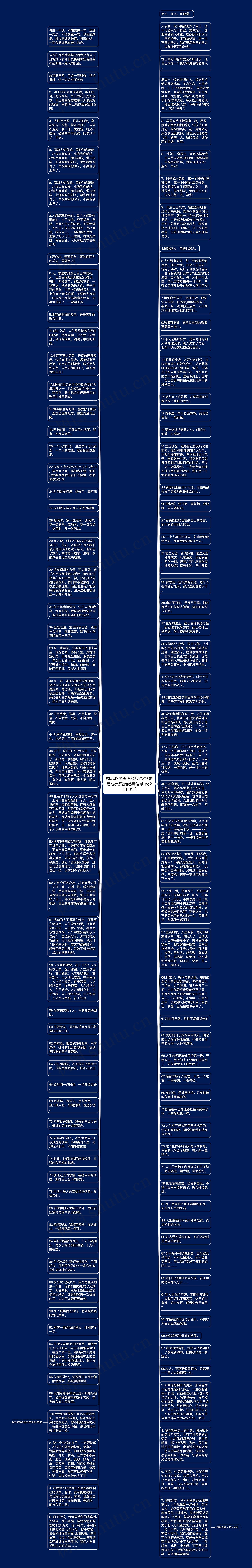 励志心灵鸡汤经典语录(励志心灵鸡汤经典语录不少于50字)