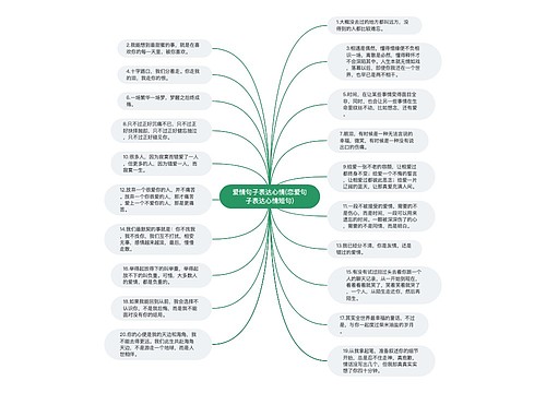 爱情句子表达心情(恋爱句子表达心情短句)