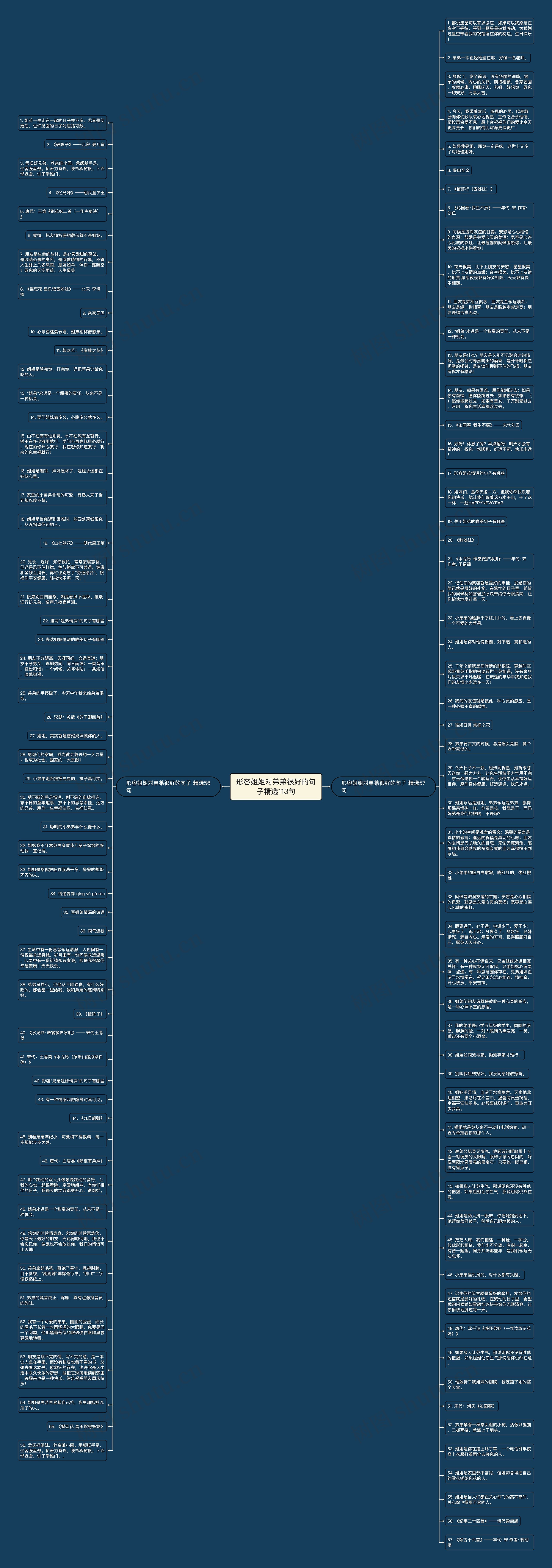 形容姐姐对弟弟很好的句子精选113句思维导图