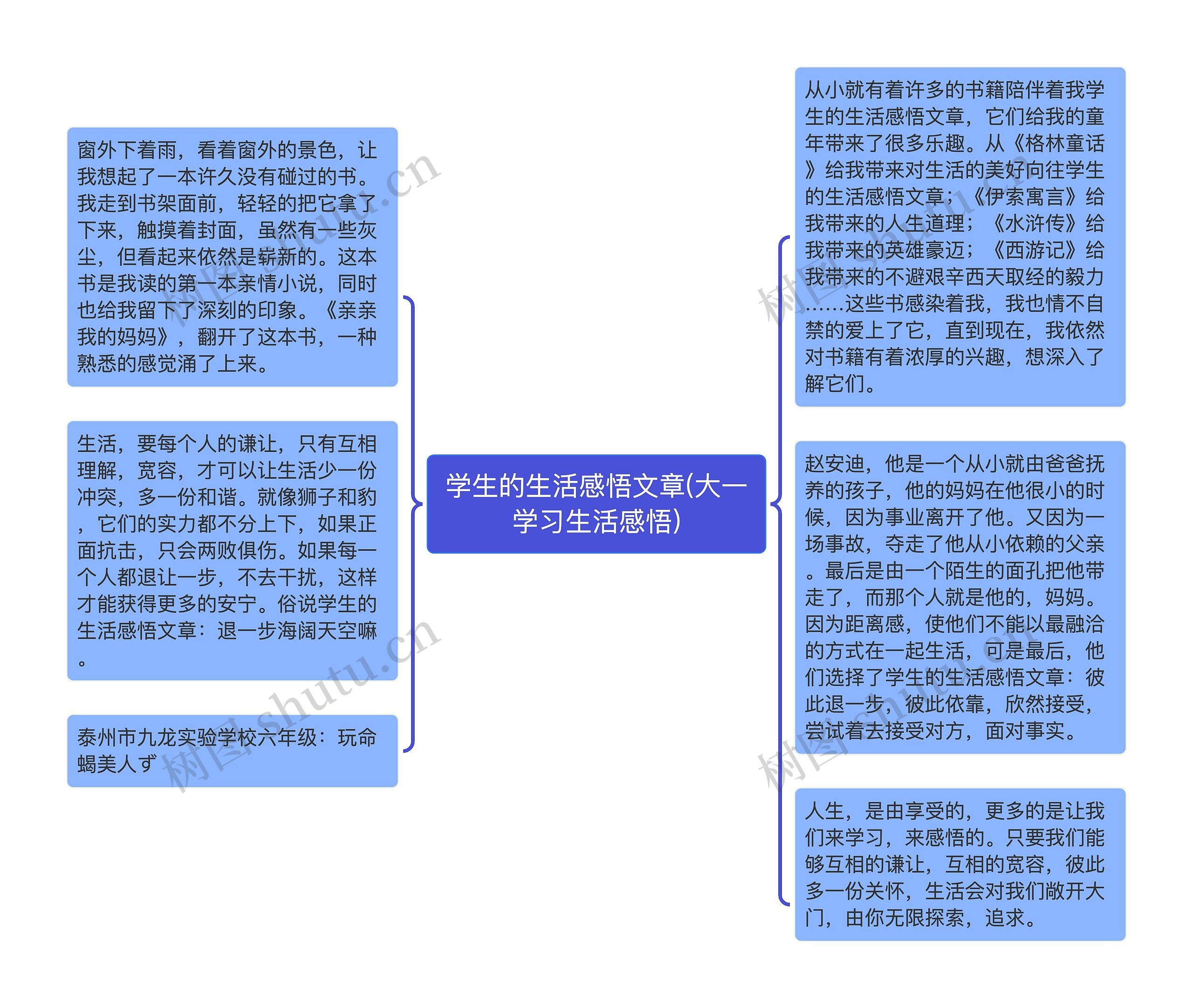 学生的生活感悟文章(大一学习生活感悟)