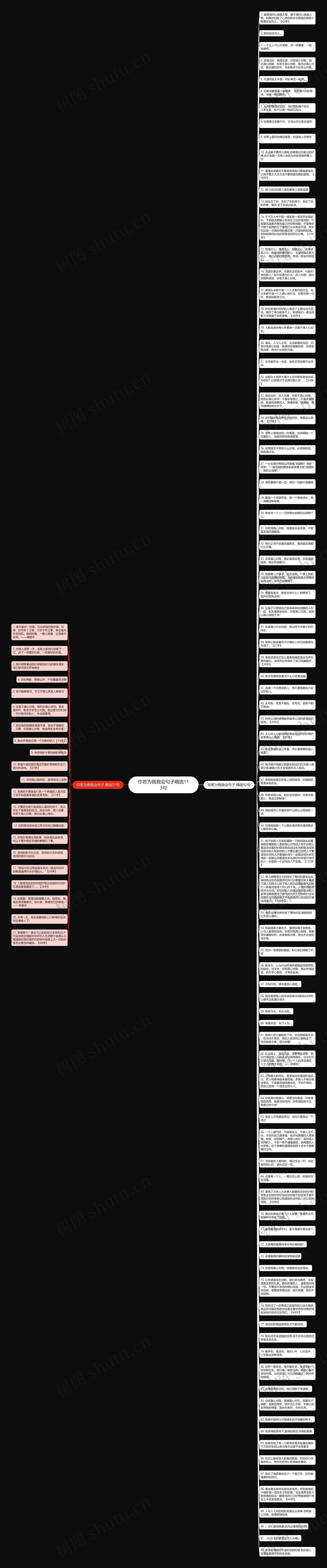 你若为我我会句子精选113句思维导图