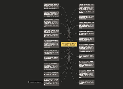 说不出的压抑和心累短句_(承受太多心累的说说)