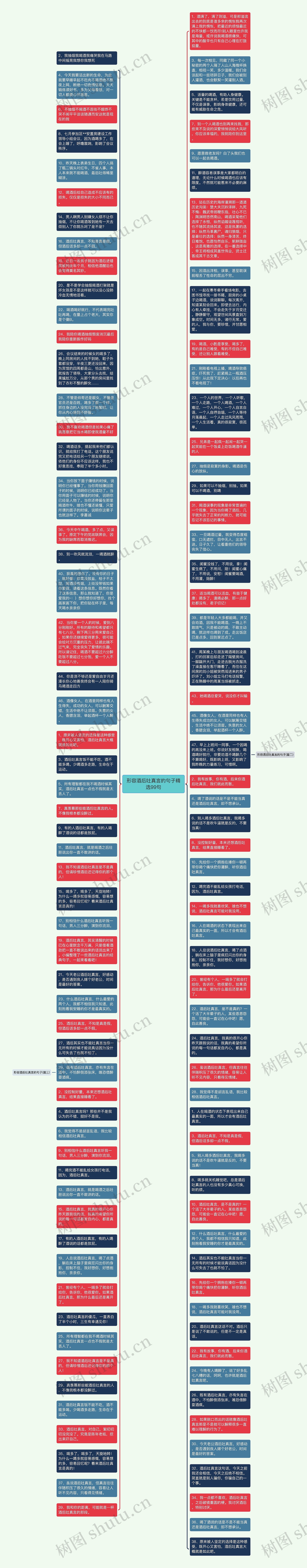 形容酒后吐真言的句子精选99句思维导图