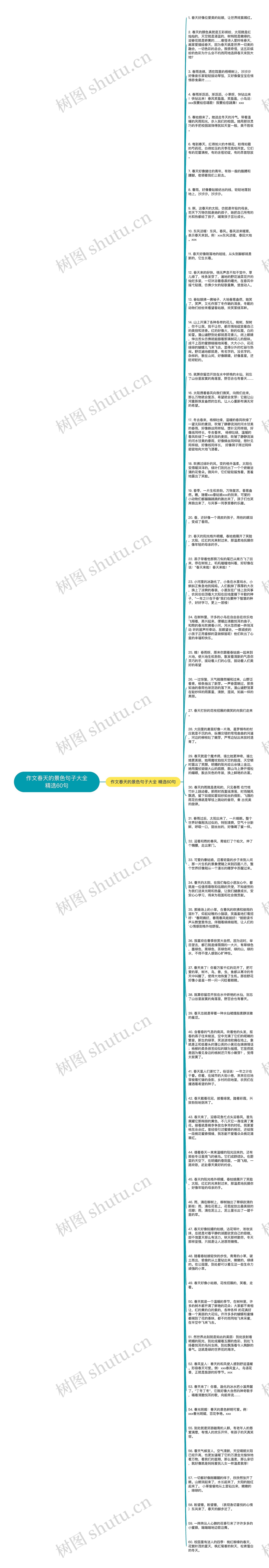 作文春天的景色句子大全精选60句