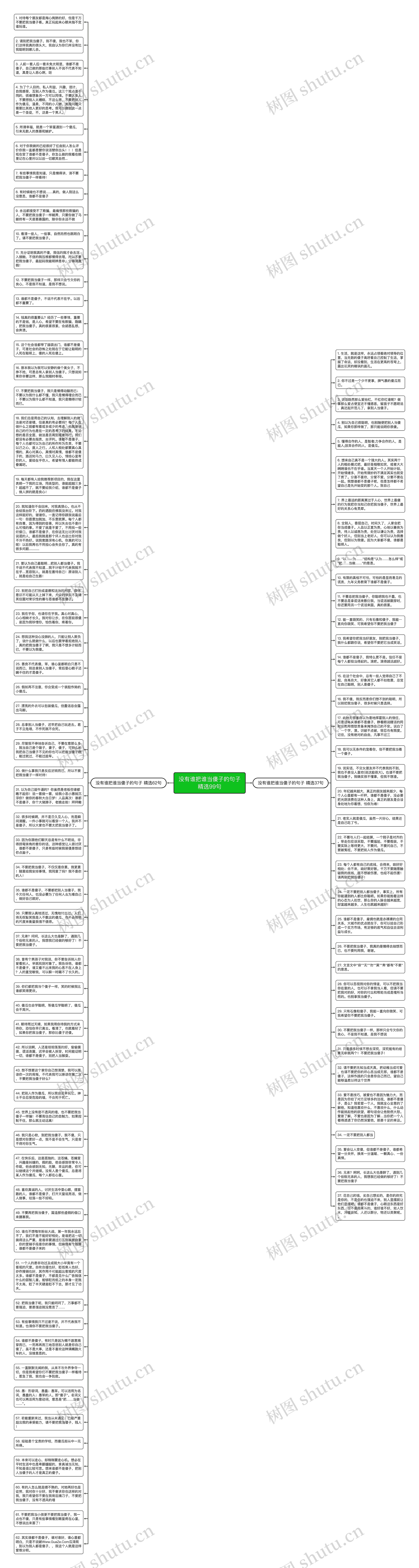 没有谁把谁当傻子的句子精选99句思维导图