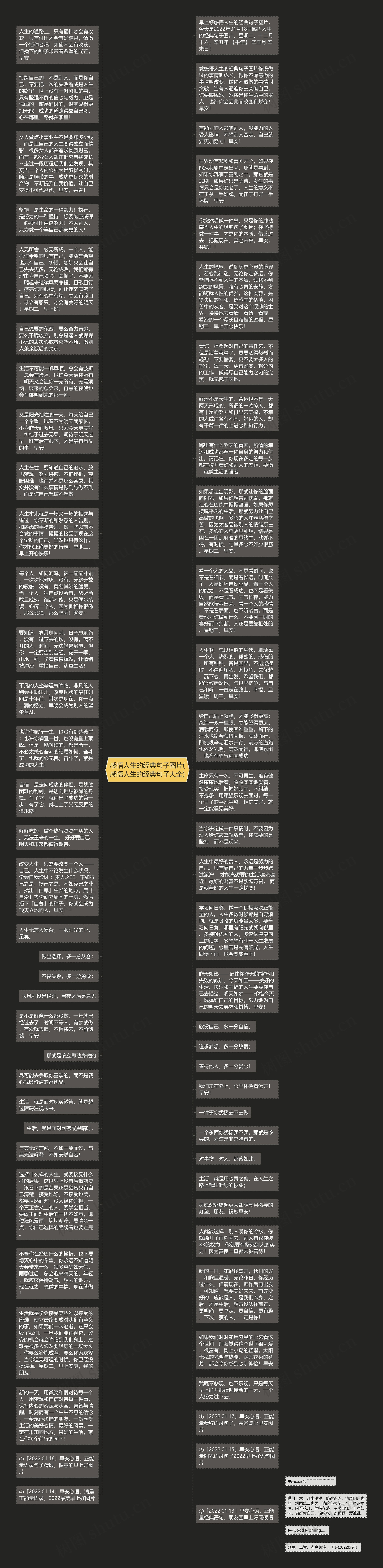 感悟人生的经典句子图片(感悟人生的经典句子大全)思维导图