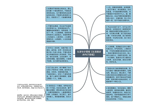 生活句子简短【生活美好的句子简短】