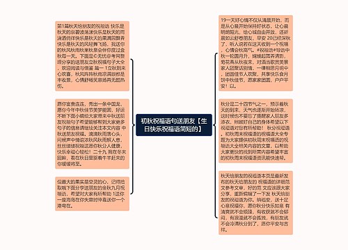 初秋祝福语句送朋友【生日快乐祝福语简短的】