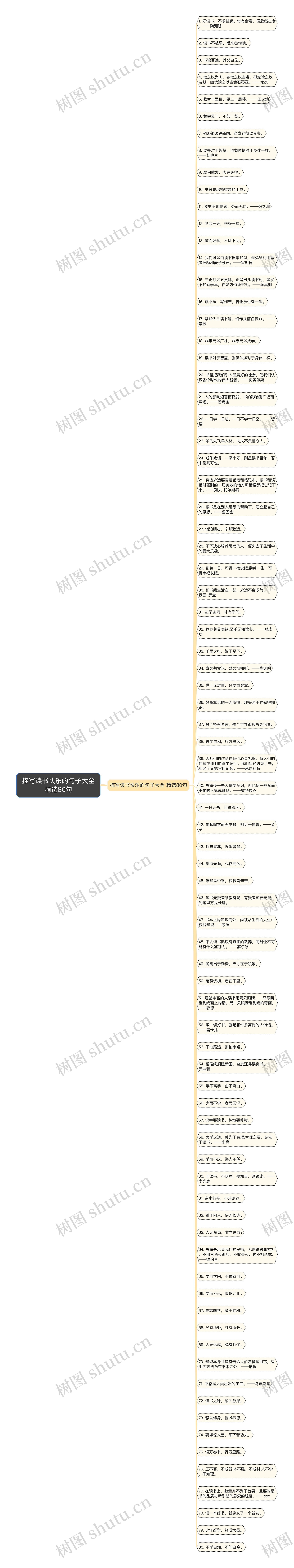 描写读书快乐的句子大全精选80句