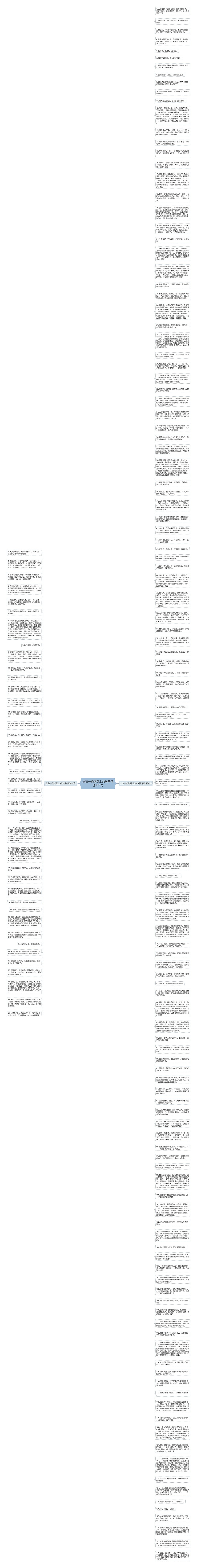 走在一条道路上的句子精选170句思维导图