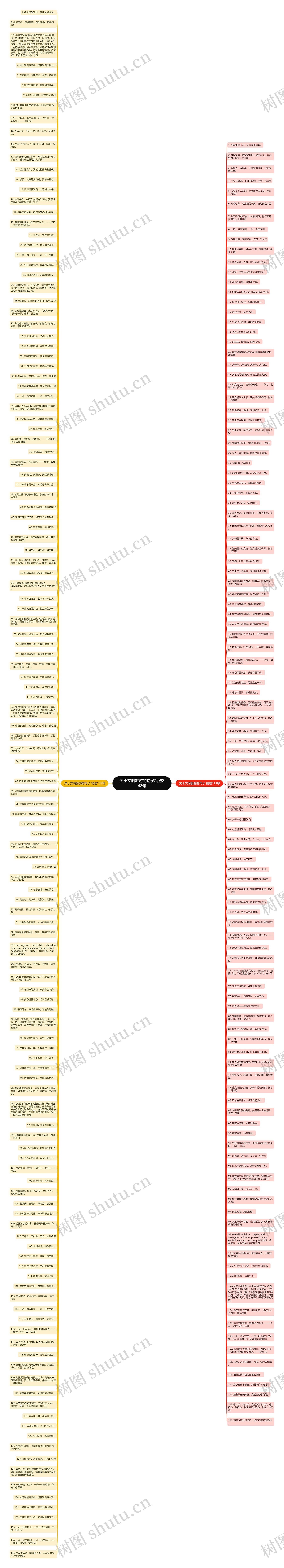 关于文明旅游的句子精选248句思维导图