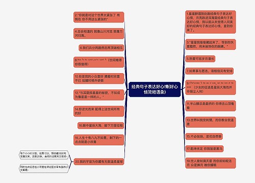 经典句子表达好心情(好心情简短语录)