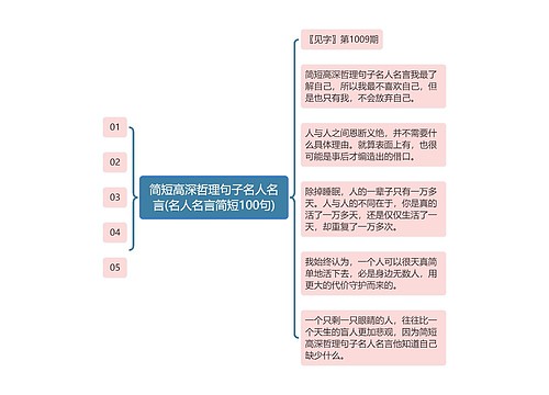 简短高深哲理句子名人名言(名人名言简短100句)