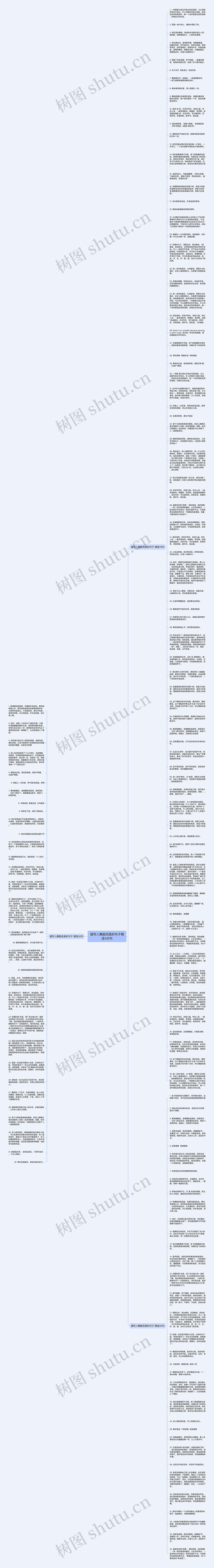 描写人舞蹈优美的句子精选145句思维导图高清图 描写人舞蹈优美的句子精选145句思维导图