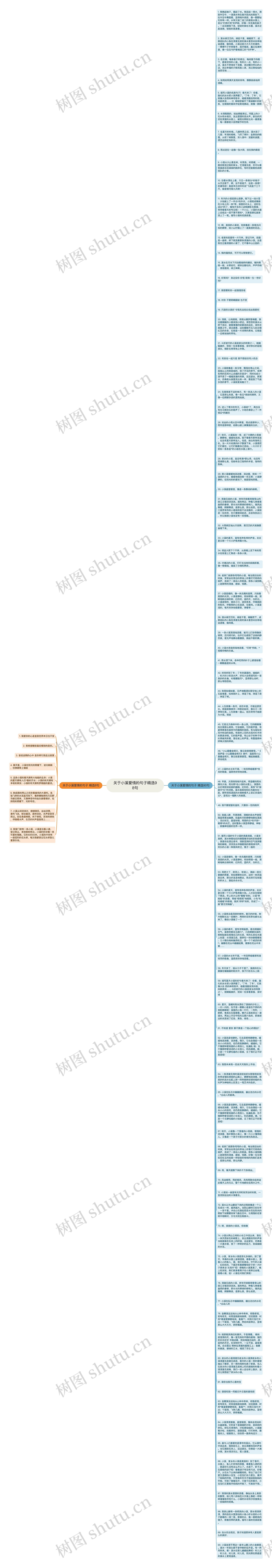 关于小溪爱情的句子精选98句思维导图